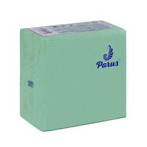 Салфетки 1слой 33 х 33 см Parus зеленые (100 шт)