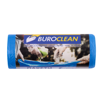 Мешки для мусора 35 л х 30 шт Buroclean Eurostandart 8 мкм синие