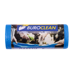 Мешки для мусора 35 л х 30 шт Buroclean Eurostandart 8 мкм синие