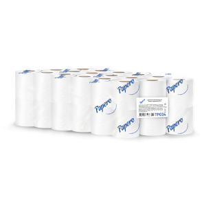Бумага туалетная 2слойн PAPERO белая 30 м