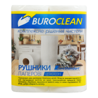 Полотенца рулонные 2-слой Buroclean Eurostandart белые (2 рул/уп)