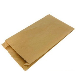 Пакет бумажный 9,5+5 х 31 см крафт 1000 шт