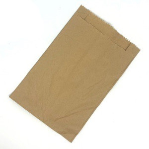 Пакет бумажный 14+5 х 23 см крафт 1000 шт