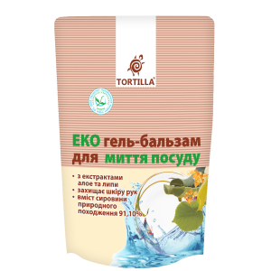 Гель-бальзам для митья посуды (запаска) Tortilla Эко 500 мл
