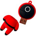USB флеш накопитель Wibrand 16GB Squid Game Red USB 2.0 (WI2.0/SG16R)