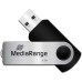 USB флеш накопитель Mediarange 16GB Black/Silver USB 2.0 (MR910)