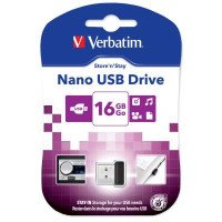 USB флеш накопитель Verbatim 16GB Store \'n\' Stay Nano Black USB 2.0 (97464)