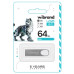 USB флеш накопитель Wibrand 64GB Irbis Silver USB 2.0 (WI2.0/IR64U3S)