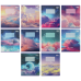 Набор тетрадей ученических школьных, 10 штук, 8 предметов, CLOUDS, 36 л., KIDS LINE (ZB.1732-99)