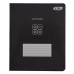 Тетрадь ученическая общая BLACK, 48 л., клетка, алгебра, структ. лак, KIDS LINE (ZB.1700-07)