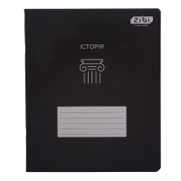 Тетрадь ученическая общая BLACK, 48 л., клетка, история, структ.лак, KIDS LINE (ZB.1700-11)