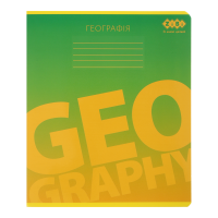 Зошит учнівський загальний GRADIENT, 48арк., клітинка, географія, структ. лак + вибір. УФ лак, KIDS LINE (ZB.1702-04)