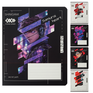Тетрадь ученическая школьная ANIME, 18 л., клетка, KIDS LINE (ZB25.1763K)