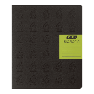 Тетрадь ученическая школьная BLACK, 36 л., клетка, биология, KIDS LINE (ZB.1730-08)