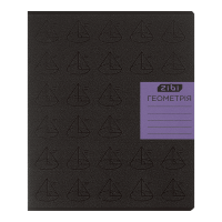 Тетрадь ученическая школьная BLACK, 36 л., клетка, геометрия, KIDS LINE (ZB.1730-03)
