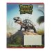 Тетрадь ученическая школьная DINO, 12 л., линия, ассорти, KIDS LINE (ZB25.1751L)