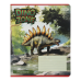 Тетрадь ученическая школьная DINO, 12 л., линия, ассорти, KIDS LINE (ZB25.1751L)