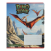 Тетрадь ученическая школьная DINO, 12 л., линия, ассорти, KIDS LINE (ZB25.1751L)