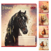 Тетрадь ученическая школьная HORSES, 24 л., клетка, KIDS LINE (ZB25.1770K)
