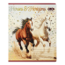 Тетрадь ученическая школьная HORSES, 24 л., клетка, KIDS LINE (ZB25.1770K)