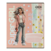 Тетрадь ученическая школьная SUPER GIRL, 18 л., клетка, KIDS LINE (ZB25.1761K)