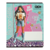 Тетрадь ученическая школьная SUPER GIRL, 18 л., линия, KIDS LINE (ZB25.1761L)