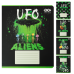 Тетрадь ученическая школьная UFO, 24 л., линия, KIDS LINE (ZB25.1771L)