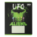 Тетрадь ученическая школьная UFO, 24 л., линия, KIDS LINE (ZB25.1771L)