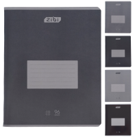 Зошит учнівський загальний MONOCHROME, 96арк., клітинка, асорті (ZB25.1793K)