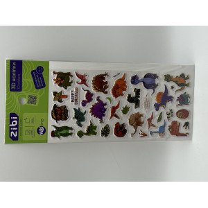 3D наклейки DINO baby микс 23 см, Kids Line (ZB.63382)