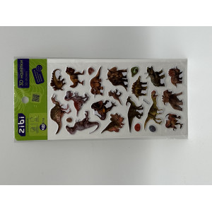 3D наклейки DINO гиганты микс 18 см, KIDS Line (ZB.63381)