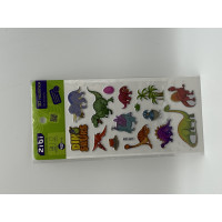 3D наліпки DINO мікс 2 18 см, KIDS Line (ZB.63334)