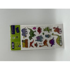 3D наклейки DINO микс 2 18 см, KIDS Line (ZB.63334)