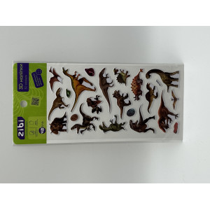 3D наклейки DINO хищные гиганты 18 см, KIDS Line (ZB.63379)