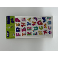 3D наліпки Англійська абетка 18 см, KIDS Line (ZB.63309)