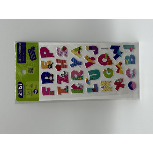 3D наклейки Английская азбука 18 см, KIDS Line (ZB.63309)
