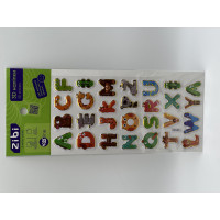 3D наліпки Англійська абетка 23 см, KIDS Line (ZB.63384)