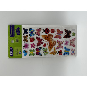 3D наклейки Бабочки микс 2 18 см, KIDS Line (ZB.63371)