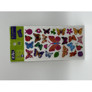 3D наклейки Бабочки микс 3 18 см, KIDS Line (ZB.63372)