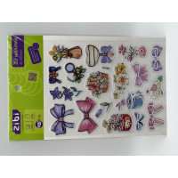 3D наліпки Весняний зайчик 19 см, KIDS Line (ZB.63395)