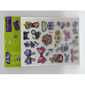 3D наклейки Весенний зайчик 19 см, KIDS Line (ZB.63395)