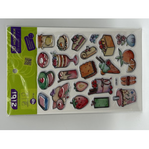 3D наклейки Вкусняшки 19 см, KIDS Line (ZB.63408)