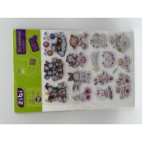 3D наліпки Закохані звірята 19 см, KIDS Line (ZB.63401)