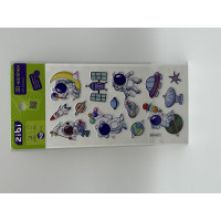 3D наклейки Голубые космические мечты 18 см, KIDS Line (ZB.63341)