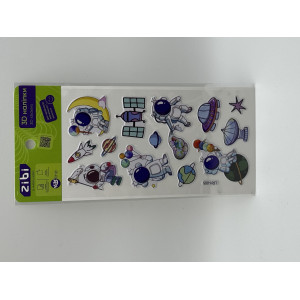 3D наклейки Голубые космические мечты 18 см, KIDS Line (ZB.63341)