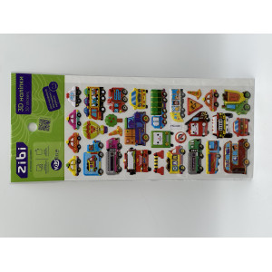 3D наклейки Городской транспорт 23 см, Kids Line (ZB.63385)