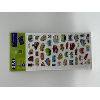 3D наліпки Міський транспорт мікс 18 см, KIDS Line (ZB.63318)