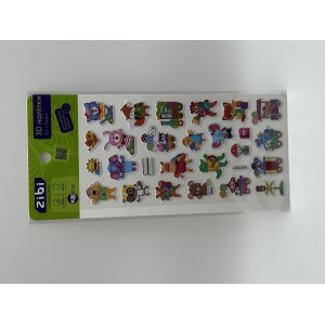 3D наклейки Детеныши-зверята 18 см, KIDS Line (ZB.63330)