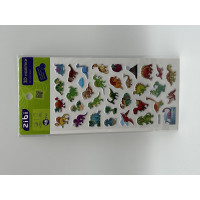 3D наклейки Динозавры 18 см, KIDS Line (ZB.63323)