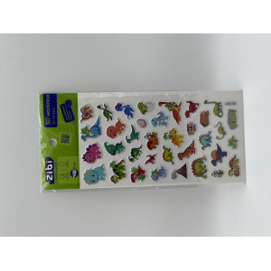 3D наклейки Динозавры детеныши 18 см, KIDS Line (ZB.63324)